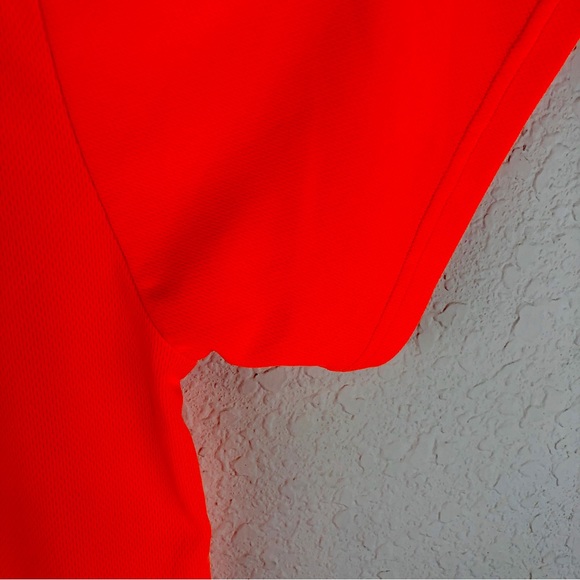 RUSeen Orange Reflective Running T Shirt - Picture 5 of 6